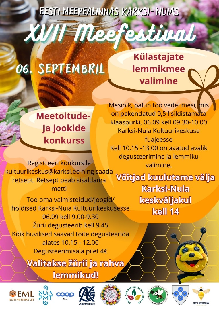 Meefestival: parima mee ning meetoitude- ja jookide konkurss Meefestival: parima mee ning meetoitude- ja jookide konkurss